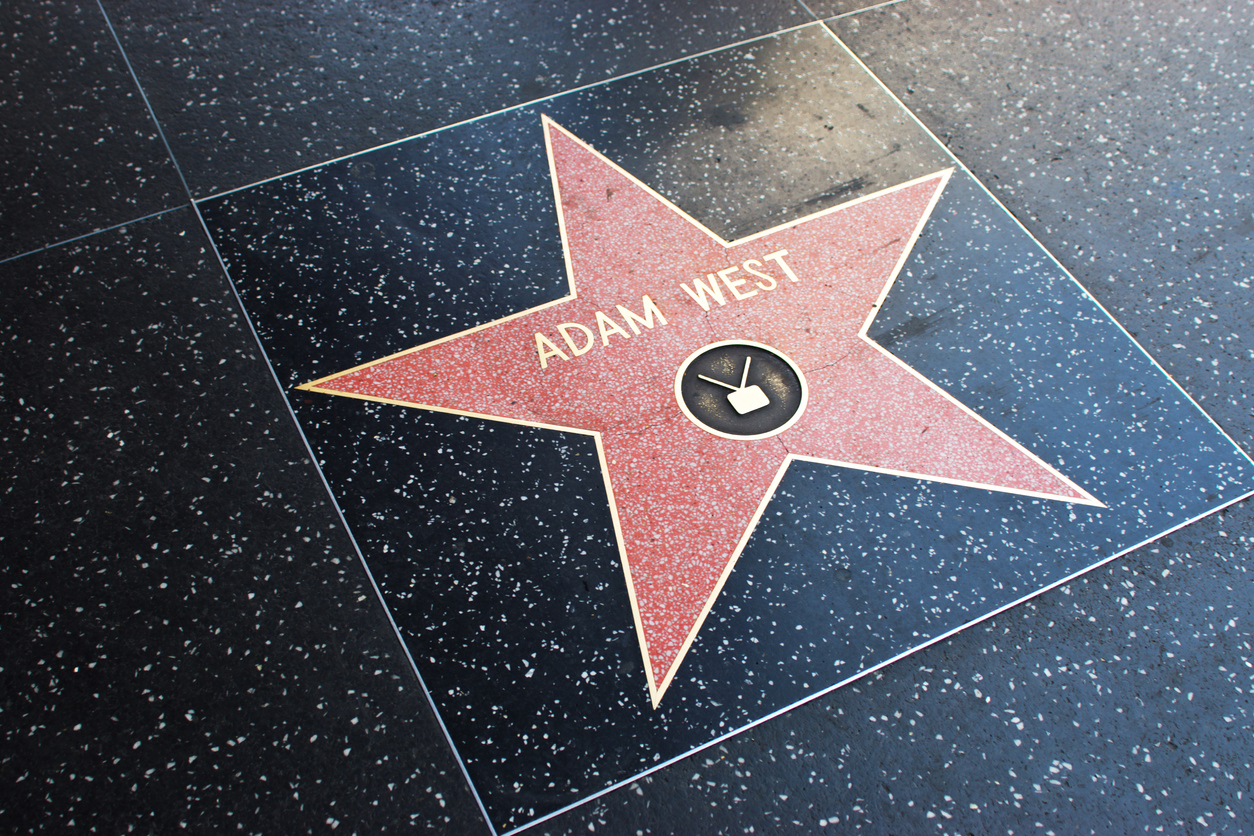 Adam West Star on Hollywood Blvd