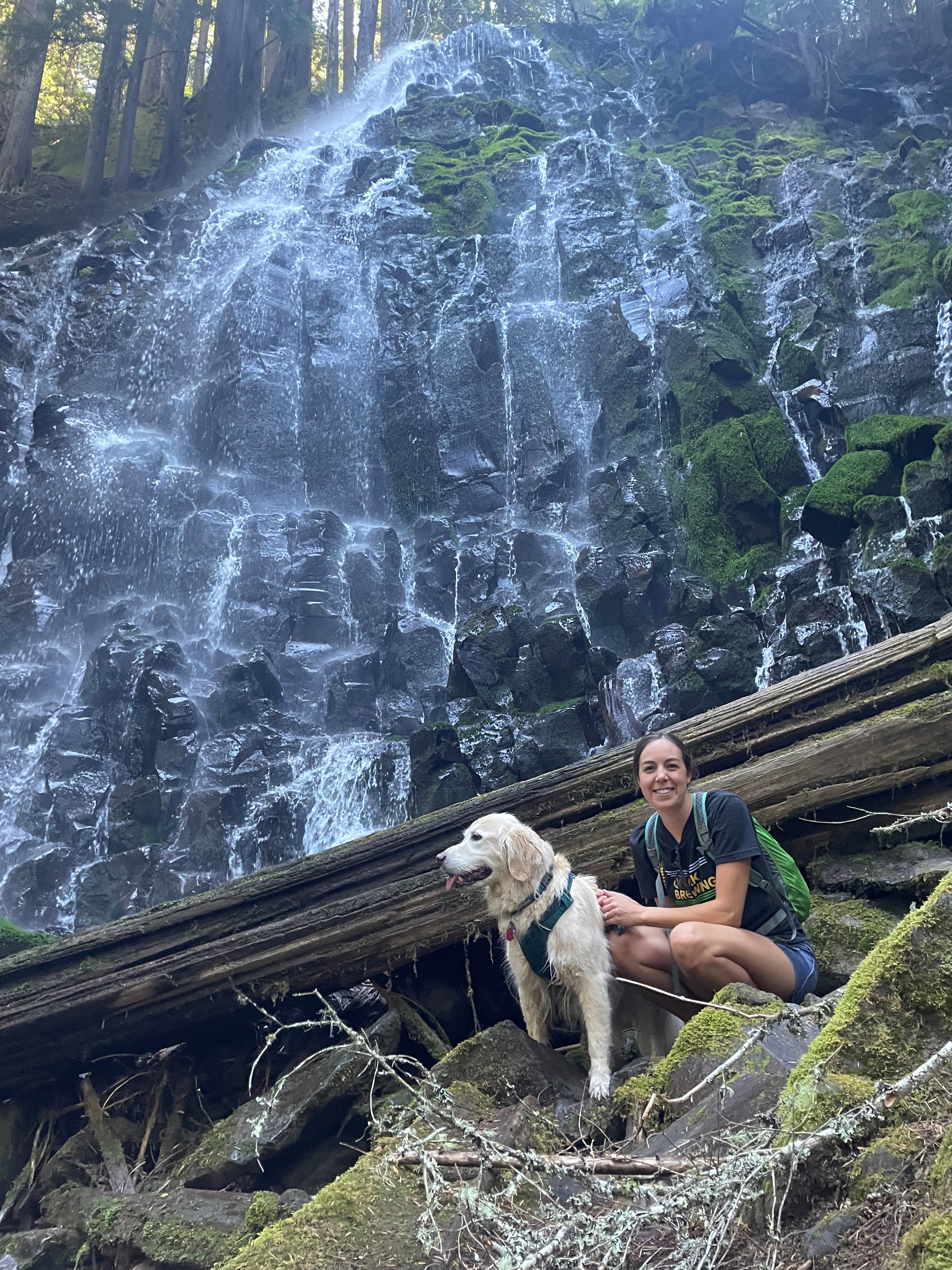 Ashley hiking