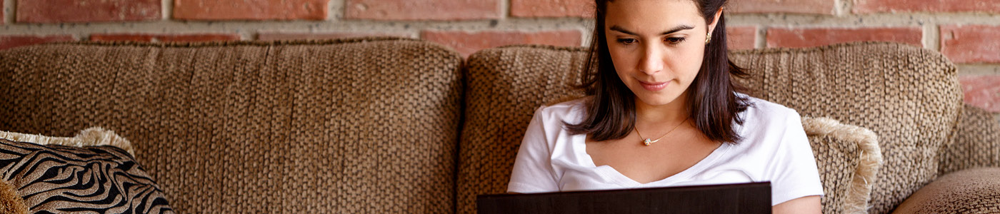 woman using laptop 